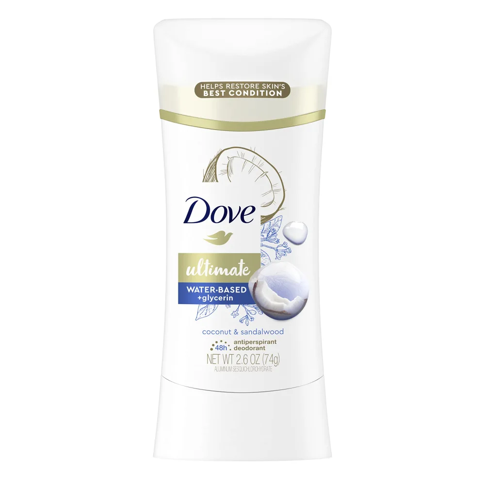 Dove Ultimate Antiperspirant Deodorant Stick Coconut and Sandalwood 2.6 oz