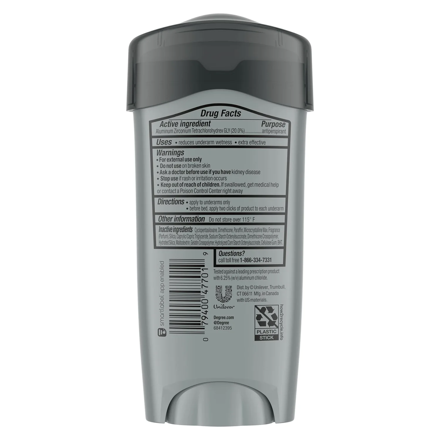 Degree Men Antiperspirant Deodorant For Sweat and Odor Protection Sport Strength Deodorant for Men with MotionSense Technology and 48-Hour Sweat Protection 2.7 oz (Packaging may vary)