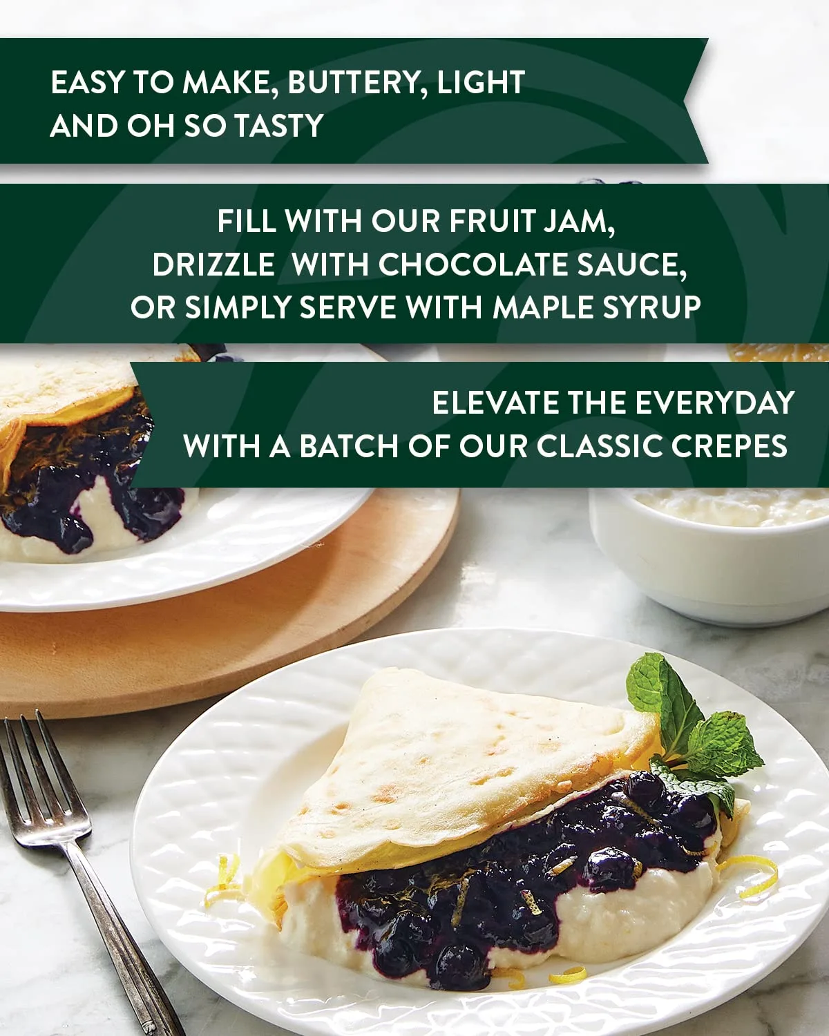 Stonewall Kitchen Traditional Crepe Mix, 16 Ounce