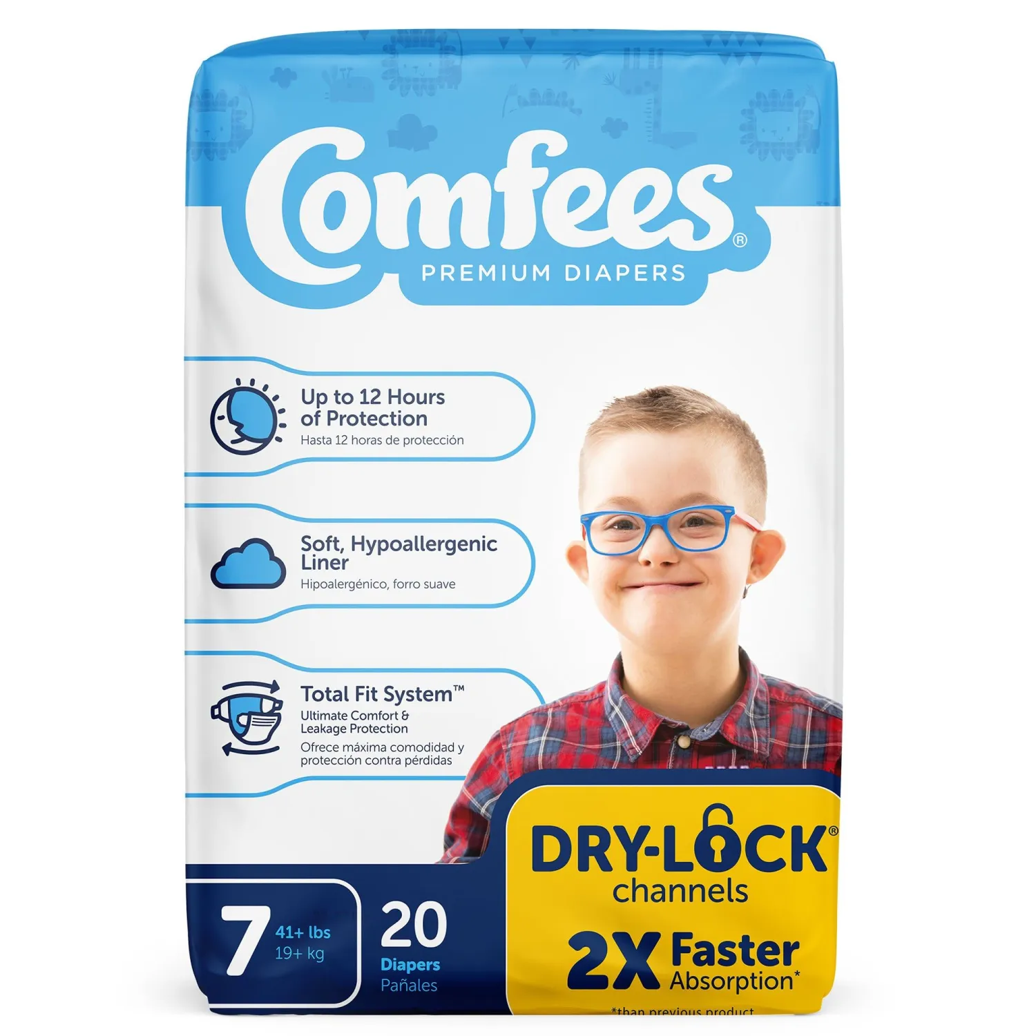 Baby Baby Diaper Size 7, Over 41 lbs. CMF-7, 20 Ct
