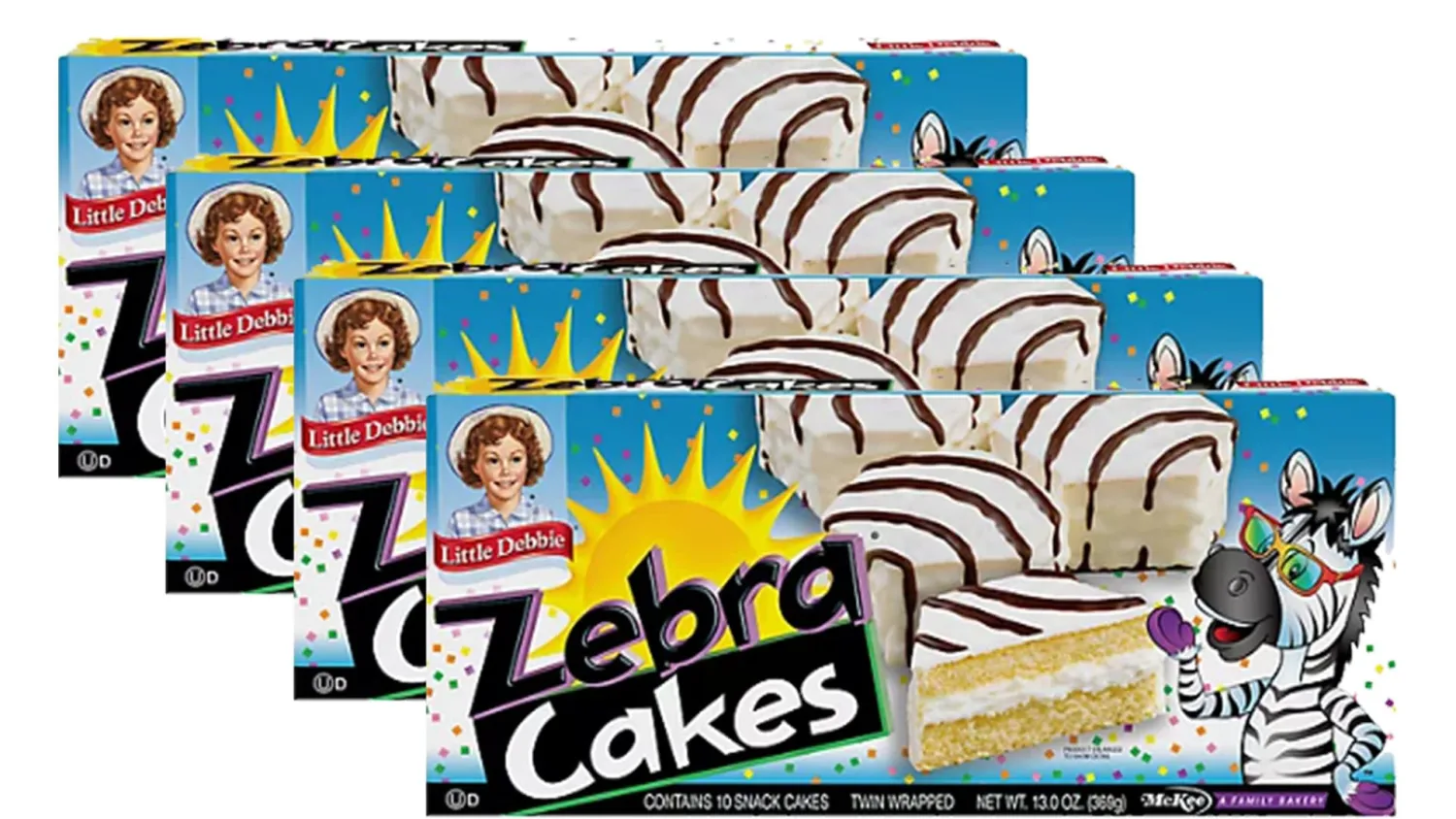 Little Debbie (Zebra Cakes, 4 boxes)
