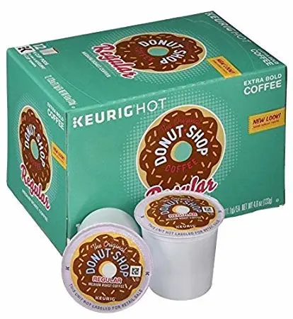 The Original Donut Shop Regular Keurig Single-Serve K-Cup Pods, 18 Count (Packaging May Vary)