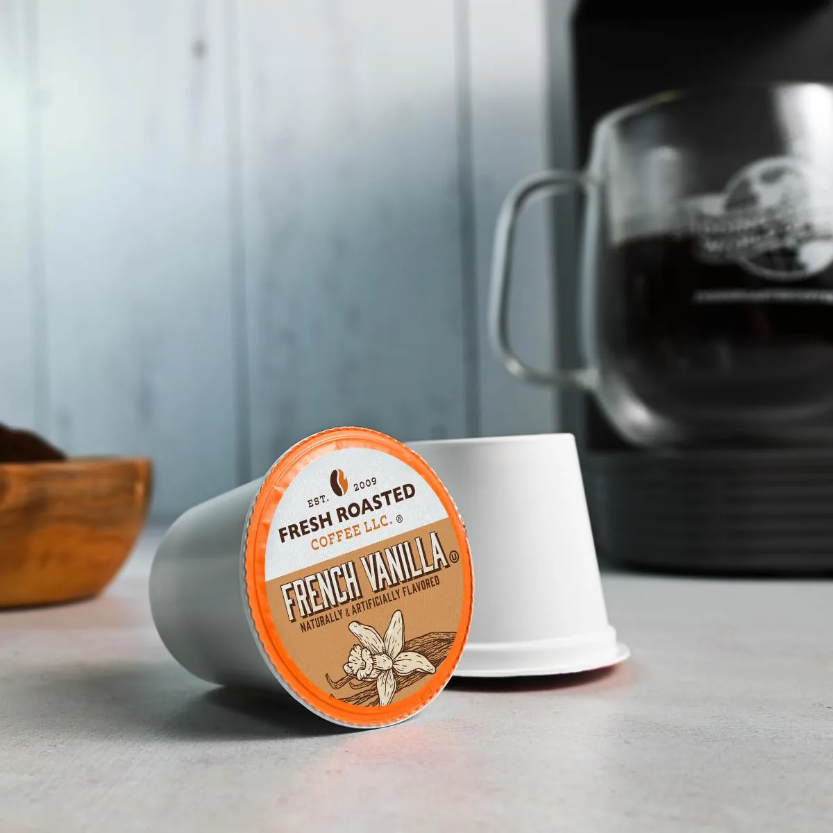 Fresh Roasted Coffee, Traditional Flavors, Flavored Coffee Pod Variety Pack, K-Cup Compatible, 24 Count