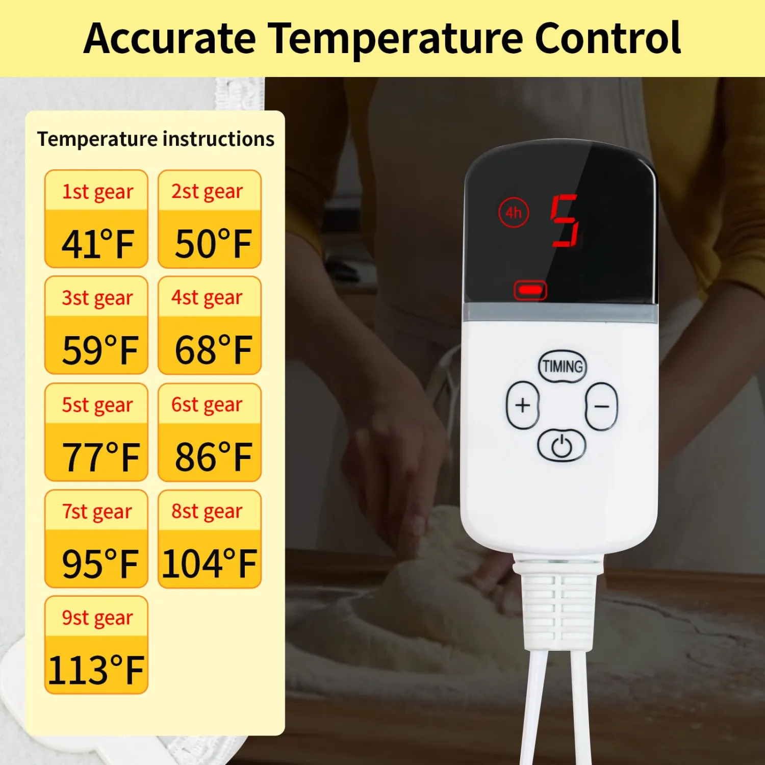 Dough Proofer Heating Pad with Warming Box, Sourdough Bread Proofing Warmer Box, for Bread Making,Sourdough Warmer,Yogurt