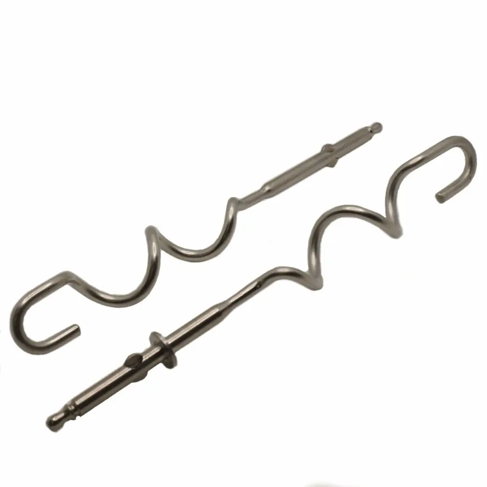 Cuisinart CHM-DH 2 Replacement Stainless Steel Dough Hooks Fits Models CHM-3, CHM-5, CHM-7, HM-50 HM-70 HM-90, HTM-3, HTM-5, HTM-7, & HTM-9 Only OEM