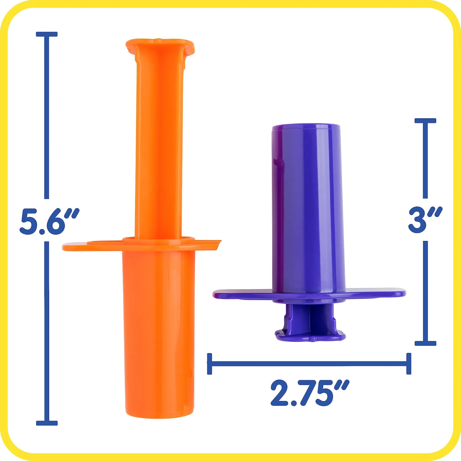 READY 2 LEARN Dough Extruders - Set of 6 - Play Dough Tools - for Ages 2+ - Art Accessories for Pottery and Dough