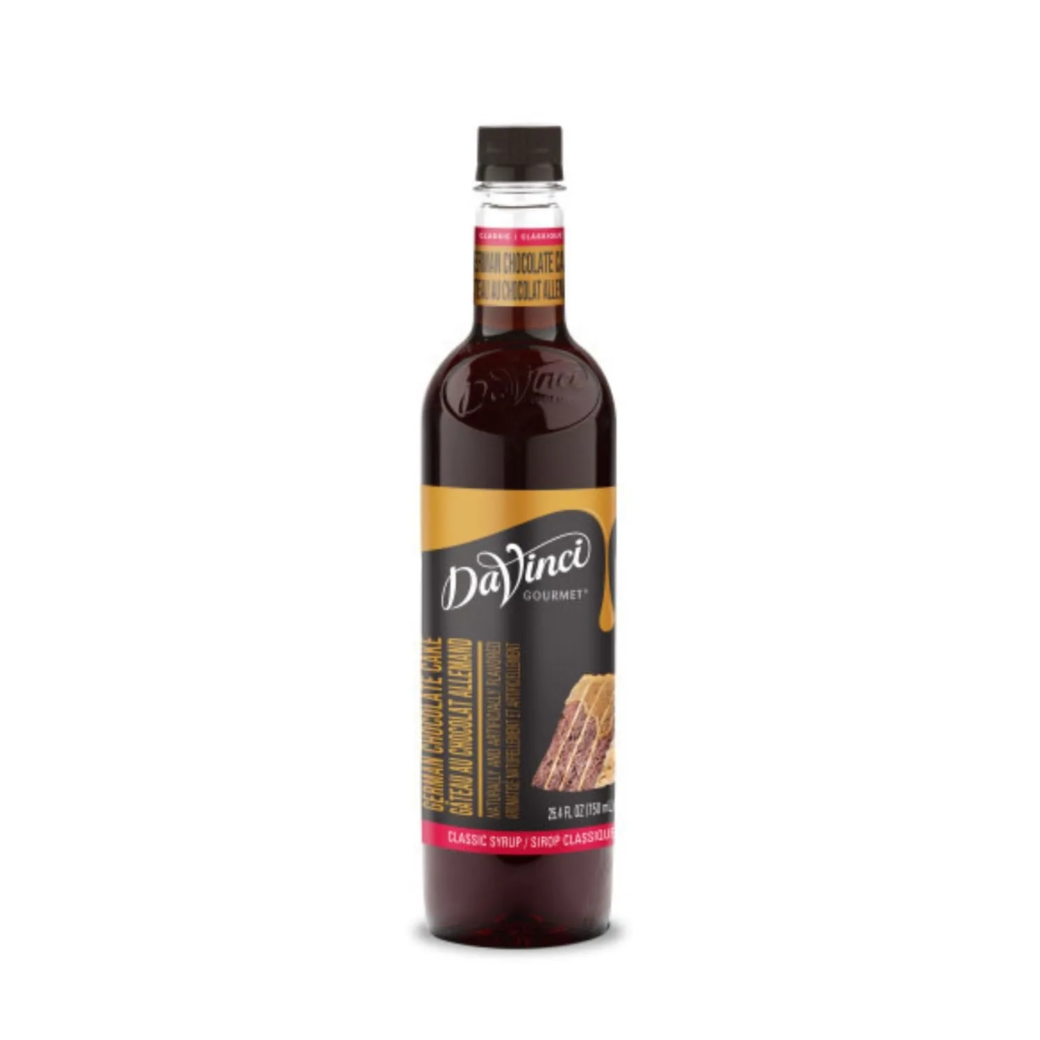 DaVinci Gourmet Classic German Chocolate Cake Syrup, 25.4 Fluid Ounce (Pack of 1)