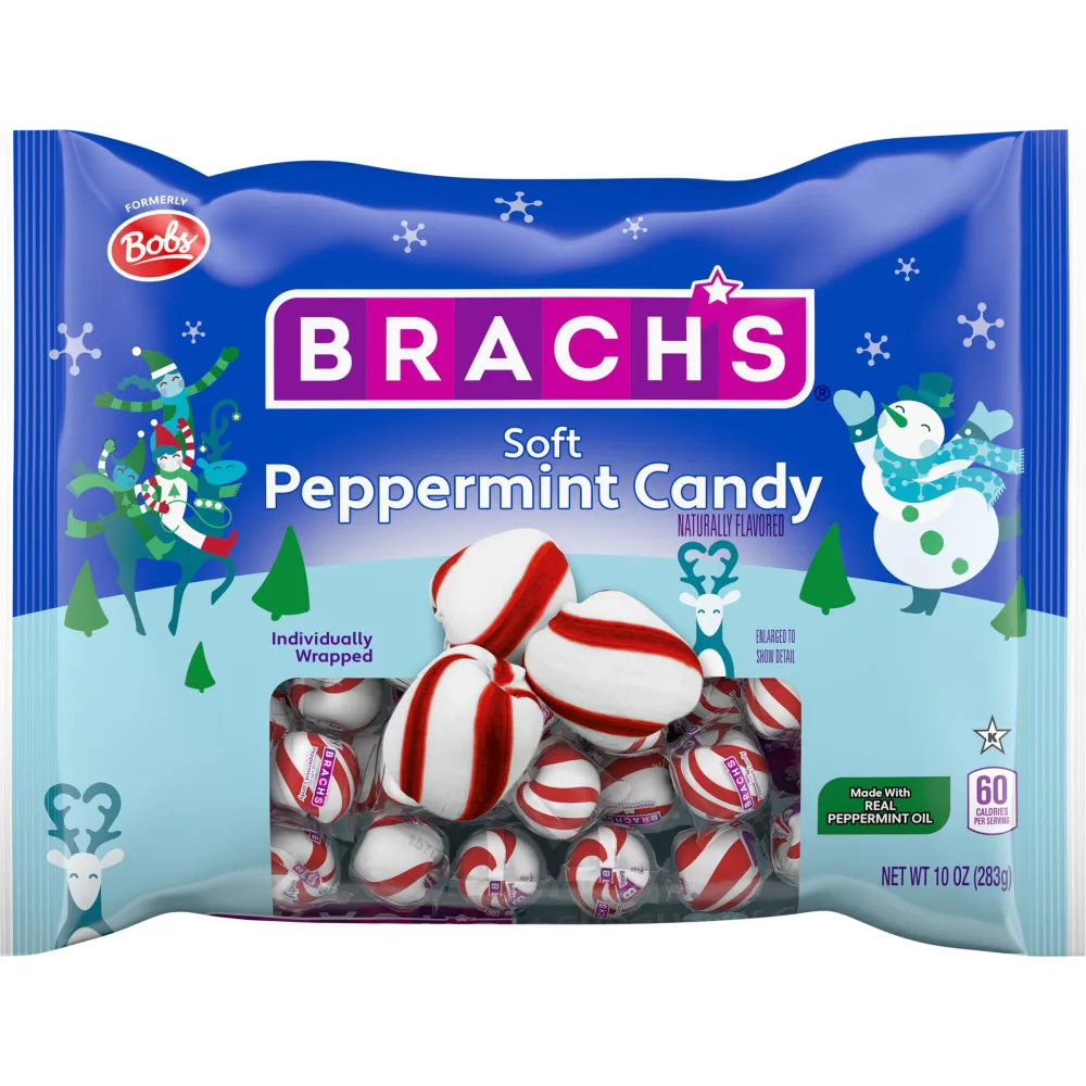 Brach's Holiday Soft Peppermint Candy, 10oz