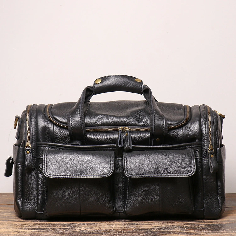 Retro Nubuck Leather Hand Luggage Bag