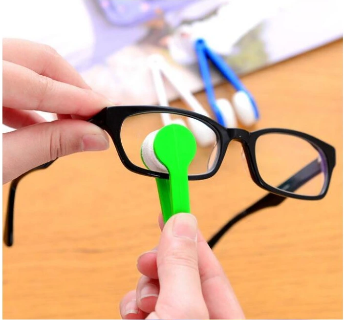 Portable Soft Glasses Lens Cleaner Fine Fiber Glasses Cleaner Brush Wiping Glasses Tool