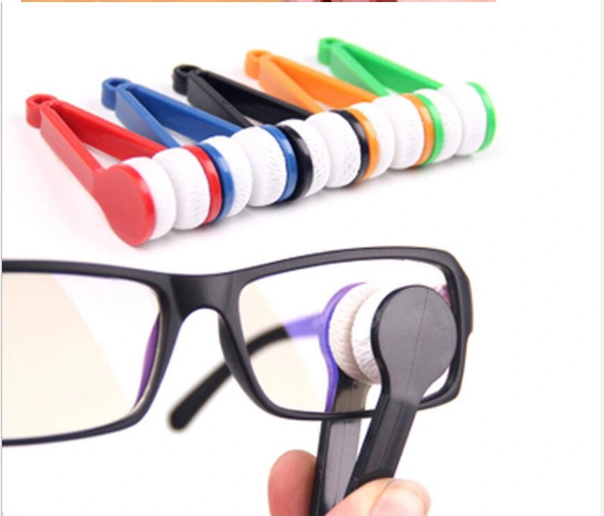 Portable Soft Glasses Lens Cleaner Fine Fiber Glasses Cleaner Brush Wiping Glasses Tool