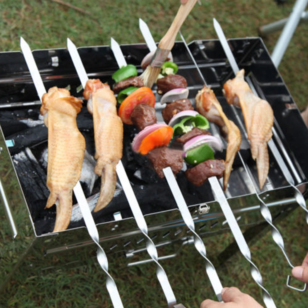 Stainless steel barbecue sign