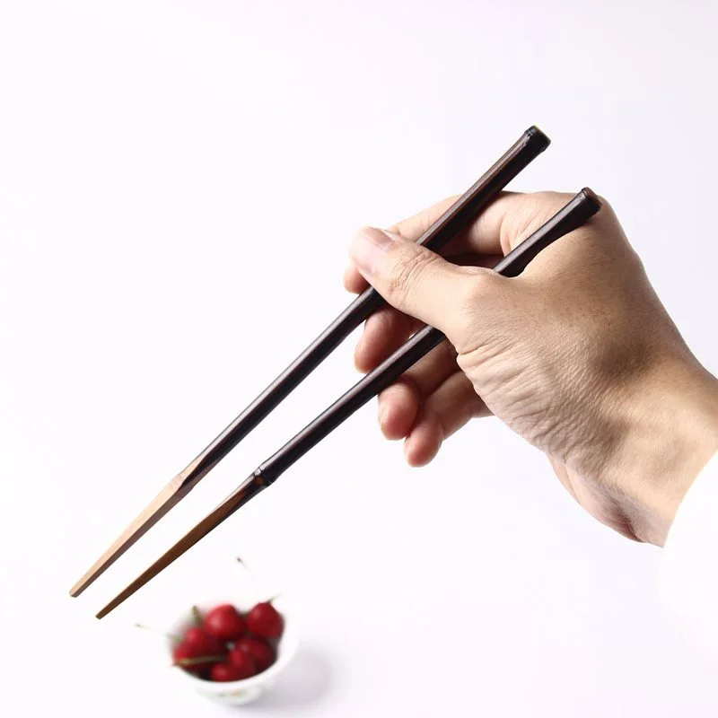 Household Solid Bamboo Chopsticks Non-slip Sushi