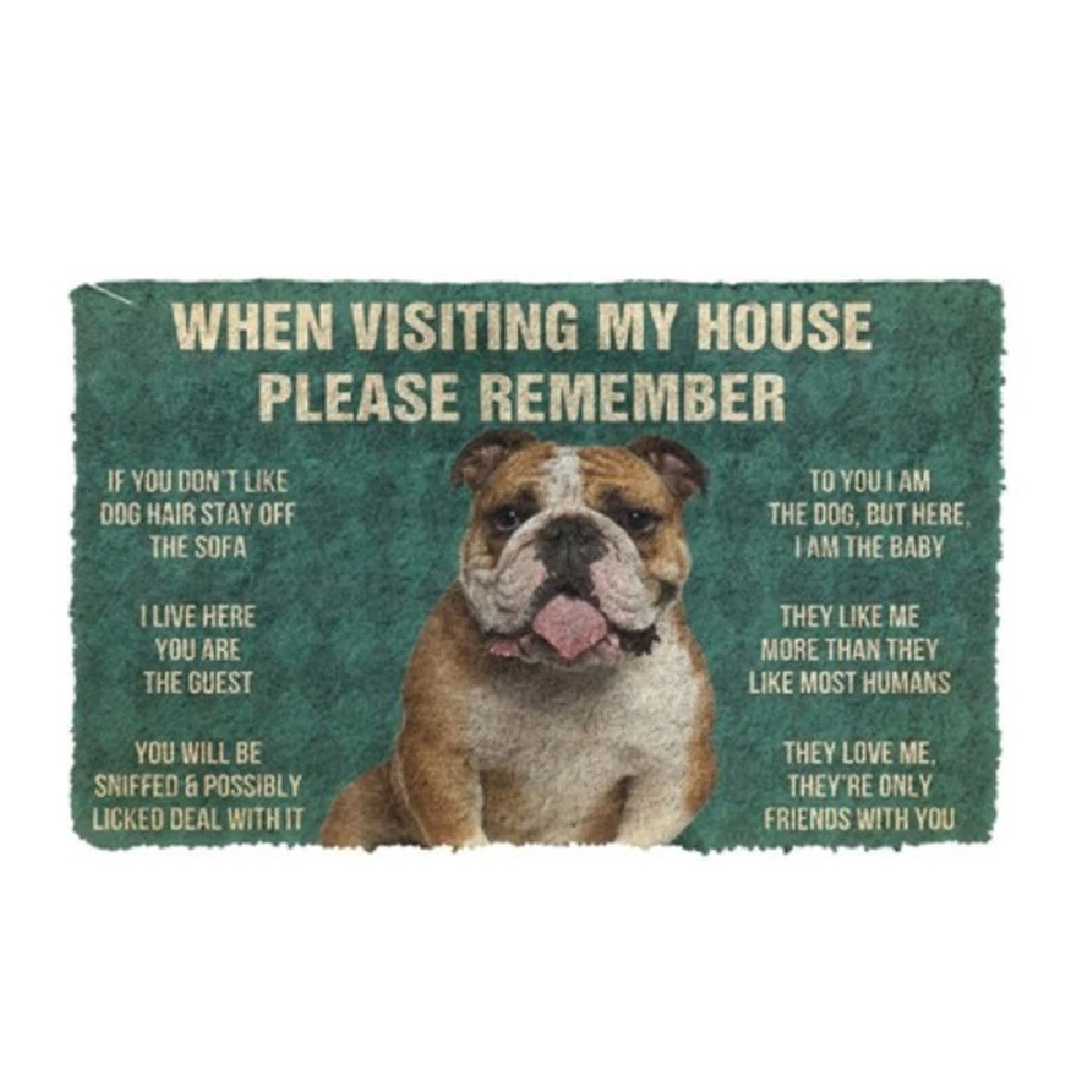 Cute Printed Cartoon Doormat Home Bathroom