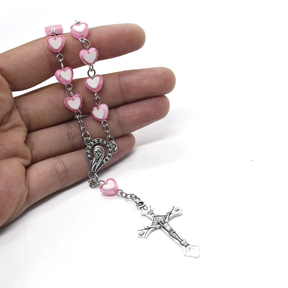 Cross Baptism Beads Rosary Bracelet Bracelet