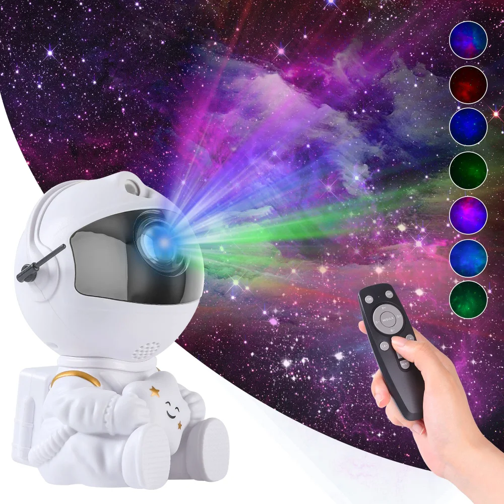 360° Adjustable Astronaut Projector Galaxy Projector