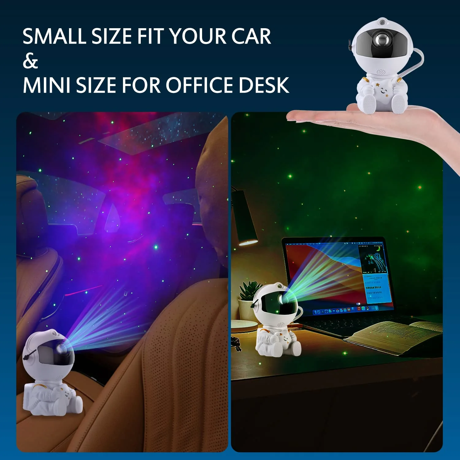 360° Adjustable Astronaut Projector Galaxy Projector