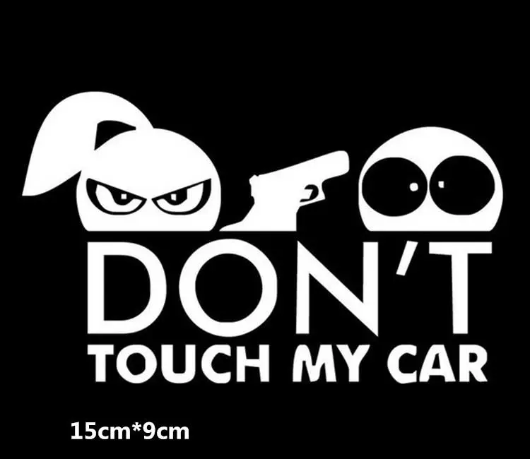 Don't Touch My Car Automobile Sticker DT02
