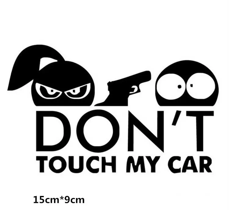 Don't Touch My Car Automobile Sticker DT02