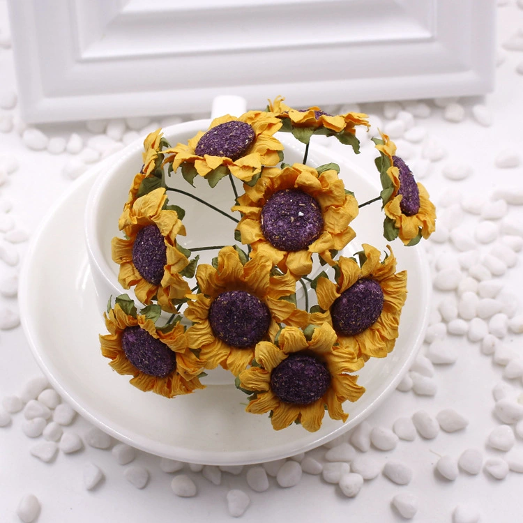 SUNFLOWER Diy Garland Accessories Wedding Candies Box Accessories Small Sunflower Bouquet