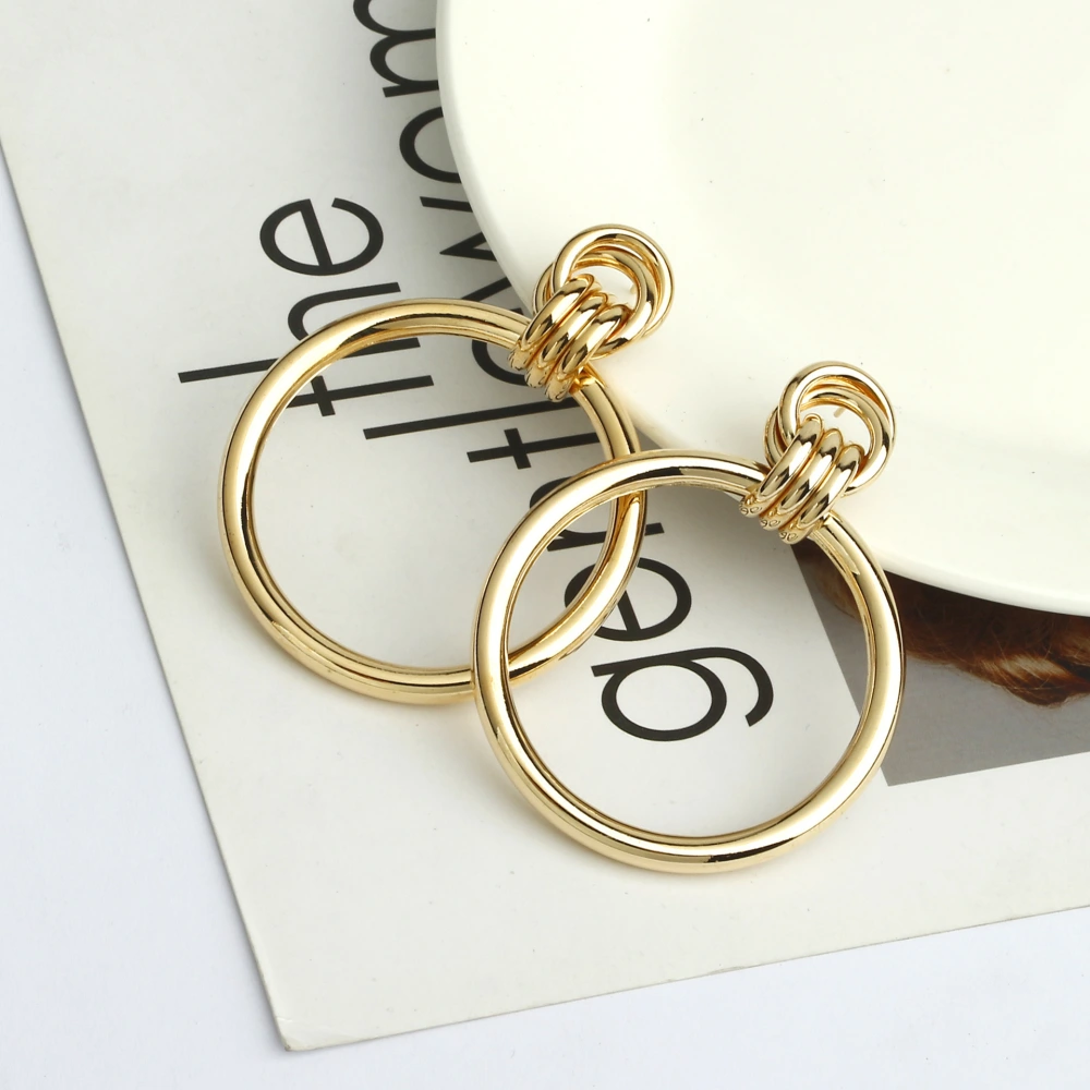 Fashion Simple Women's Exaggerated Large Circle Earrings