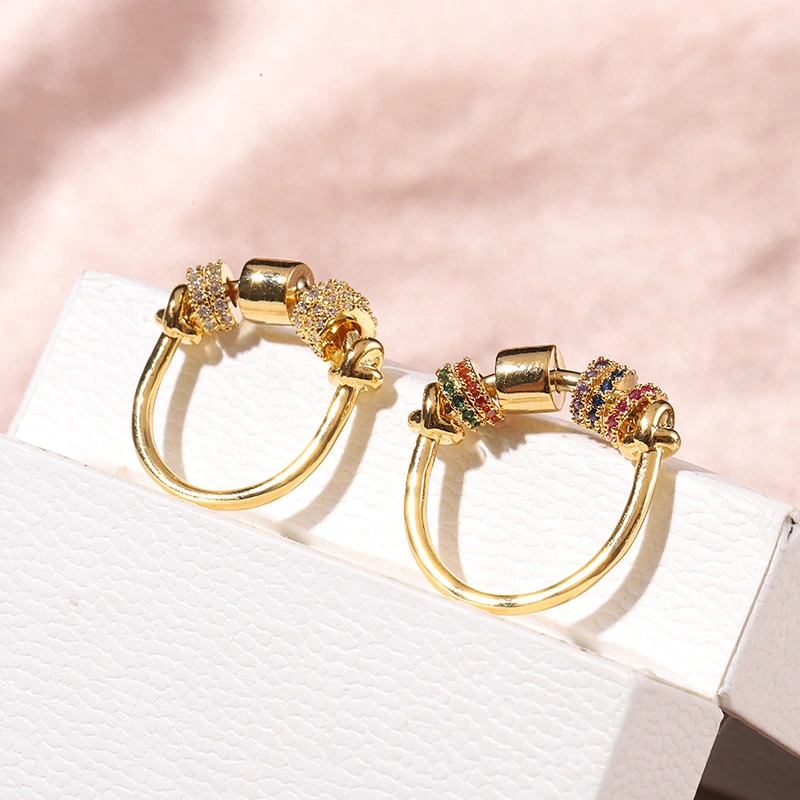 Light Luxury Circle Color Smart Index Finger Ring