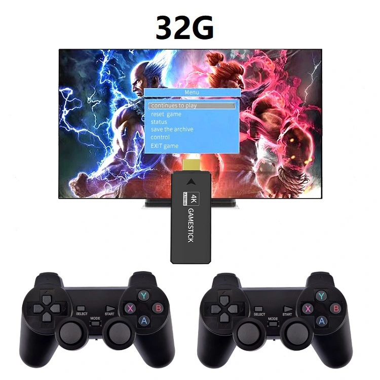 A7 2.4G Wireless TV Game Console Double Handle