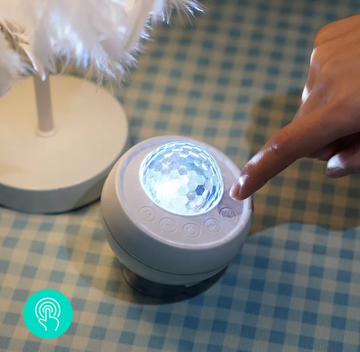 Bathroom Magic Sound Light Swimming Pool Outdoor Small Magic Ball Atmosphere Light Bluetooth Waterproof Speaker Music Voice Control Stage Small Audio