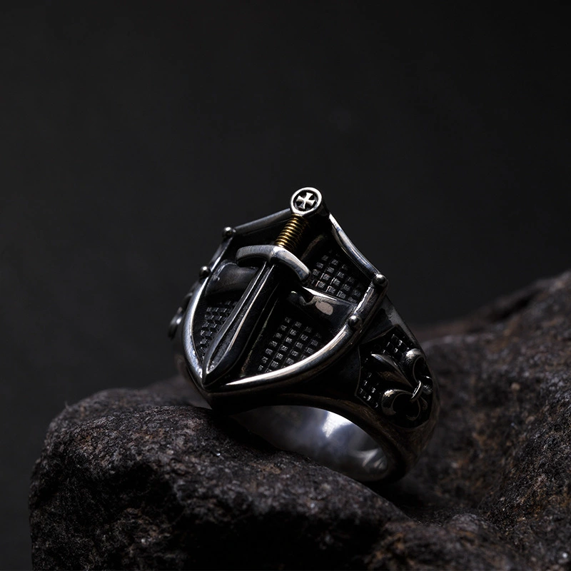 Medieval Retro Style Sword Personality Ring