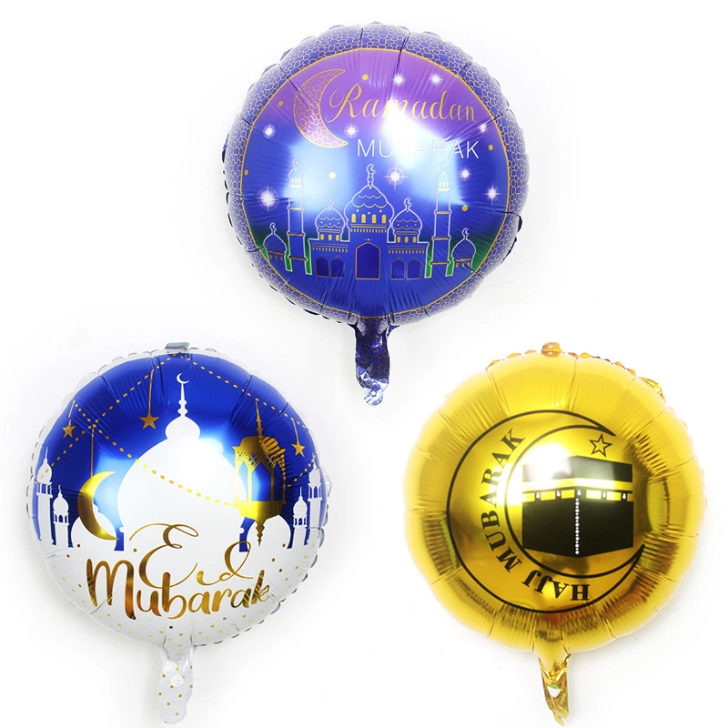 Moon Scene Decoration Foil Balloon Islamic Fast