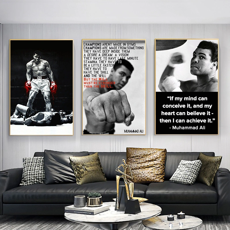 Quotes Canvas Painting Inspirational Sports Poster