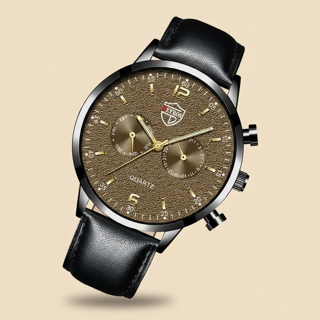 Men's Calendar Luminous Quartz Watch