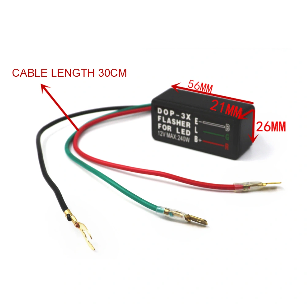 Motorcycle Flasher DOP-3X LED Turn Signal Controller