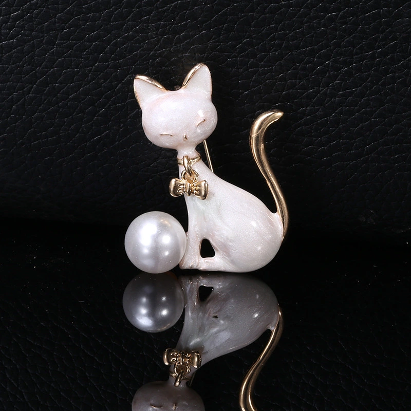 Personality Popular All-match Kitten Shape Brooch