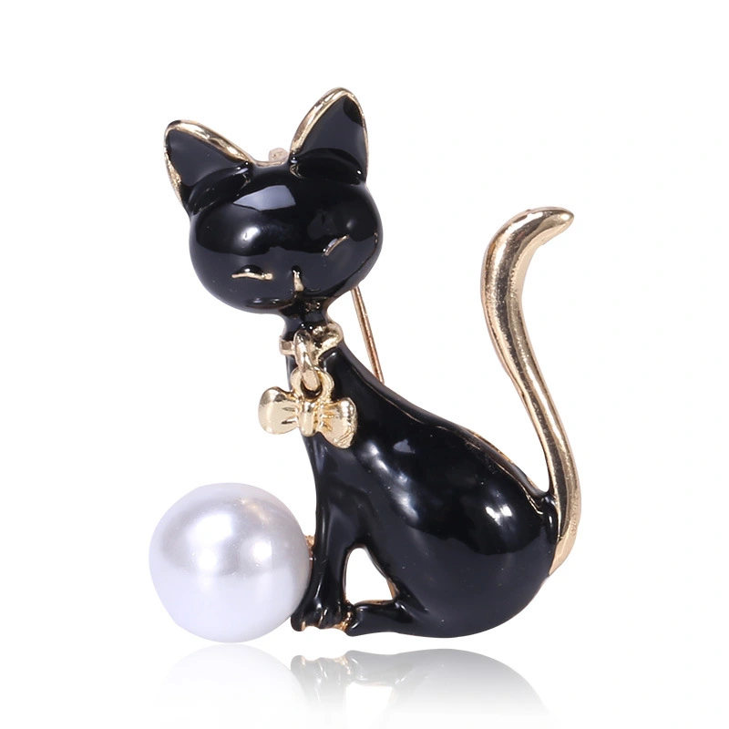 Personality Popular All-match Kitten Shape Brooch