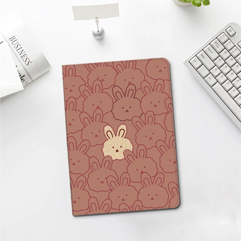 Cartoon Cute Rabbit Silicone Computer Case