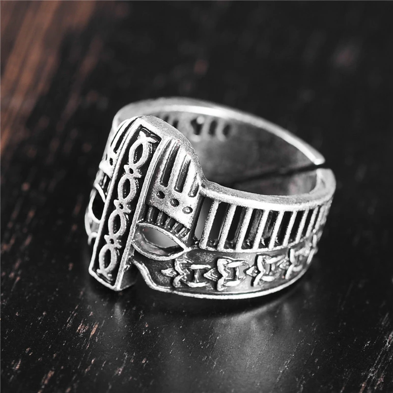 Vintage Hip Hop Style Ring Ornament
