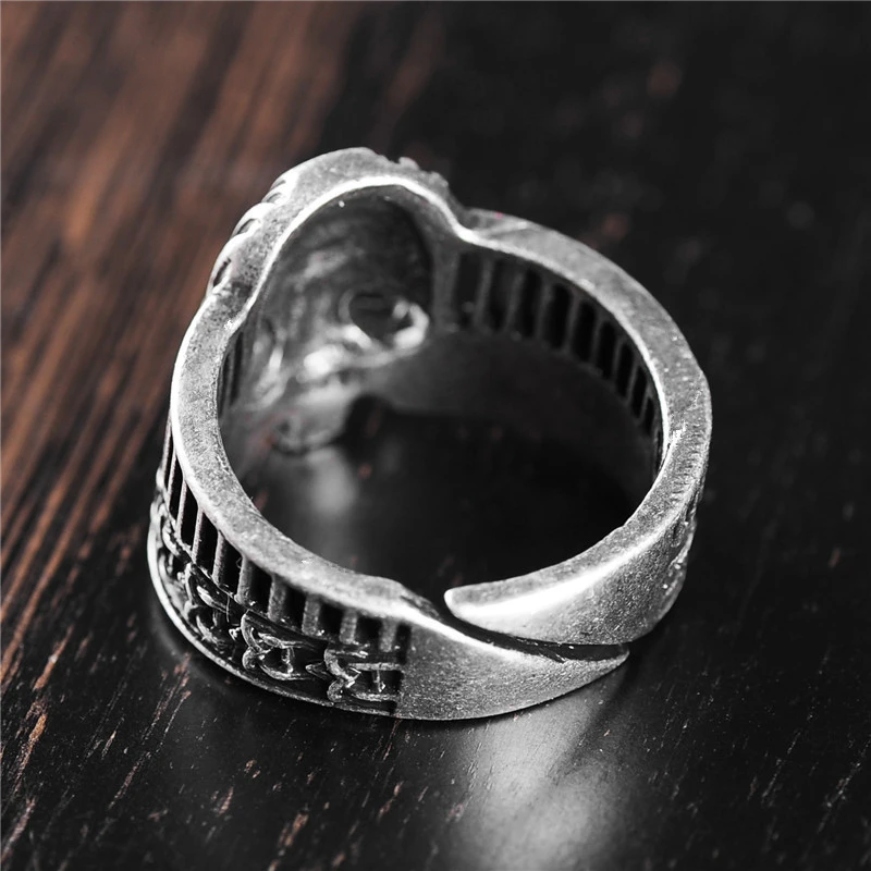 Vintage Hip Hop Style Ring Ornament