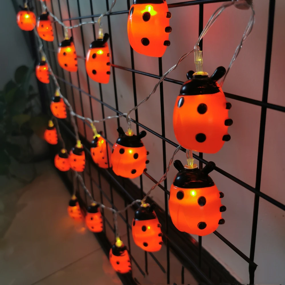 LED Beetle String Lights Outdoor Creative Modeling Layout Decoration