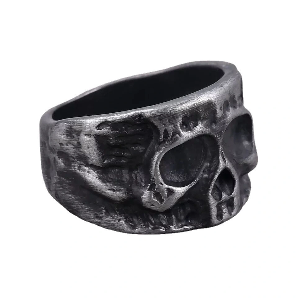 European And American Punk Style Retro Funny Skull Ring