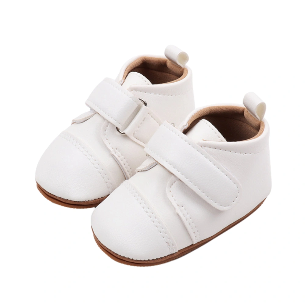 Baby Girl Boy PU Flats Non-slip Soft Soles Shoes Casual Walking Shoes