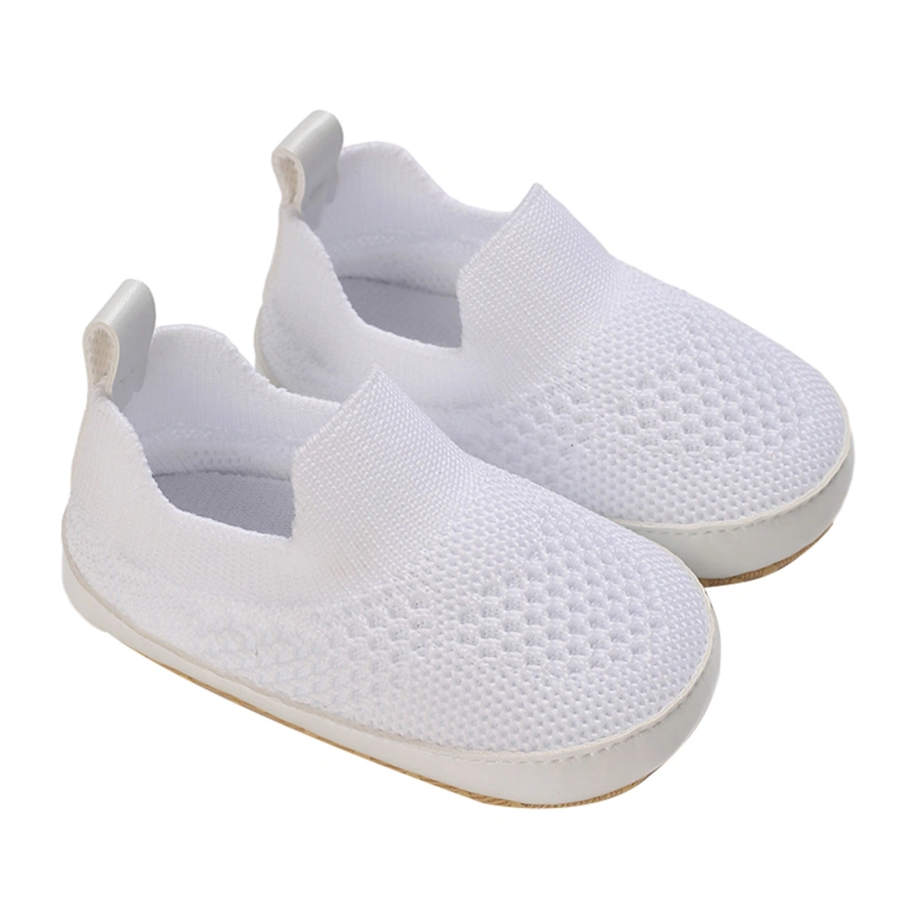 Baby First Walking Shoes Slip-on Crib Shoes Breathable Mesh Sneakers