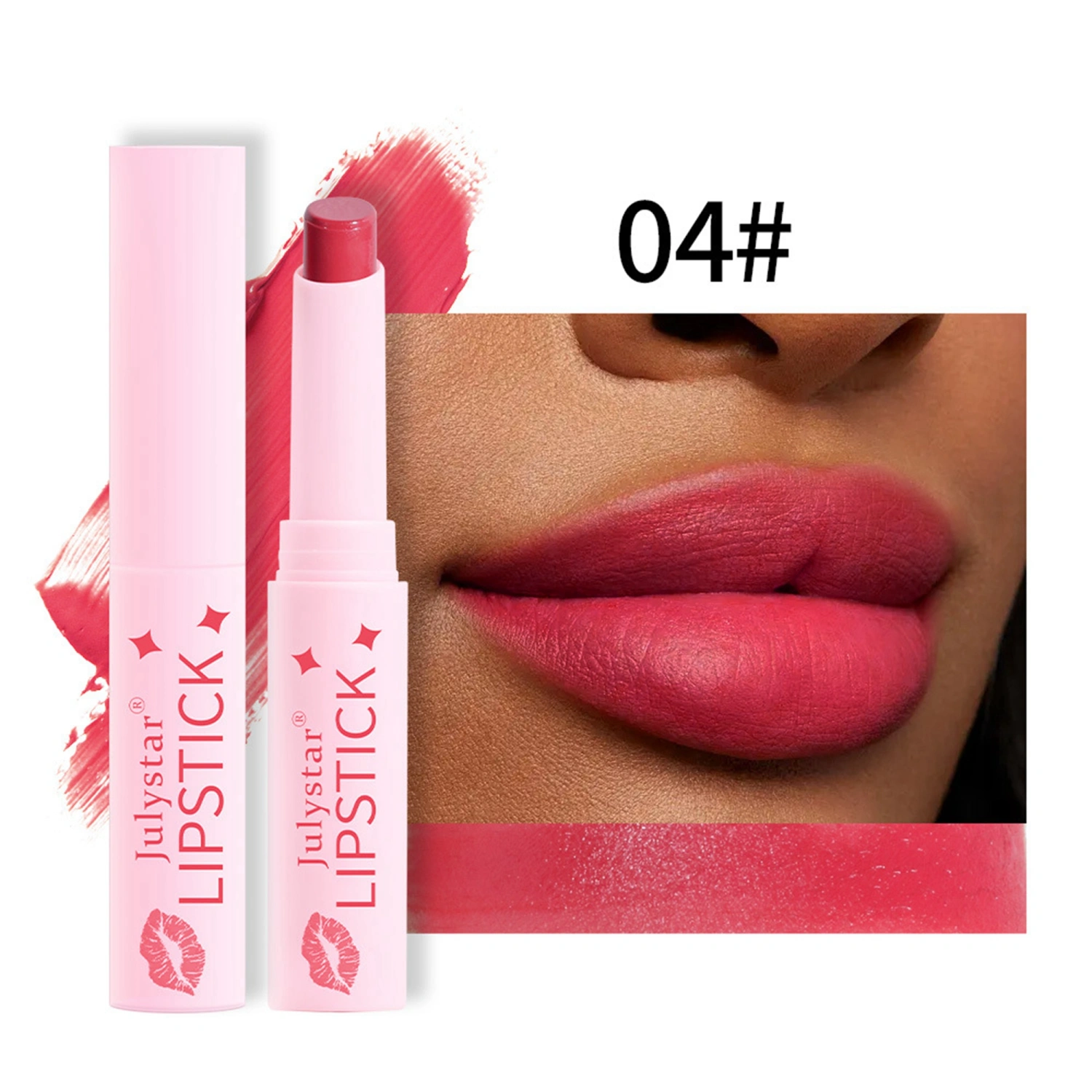 Matte Lipstick, Moisturizing Velvet Lipstick Makeup Cosmetics