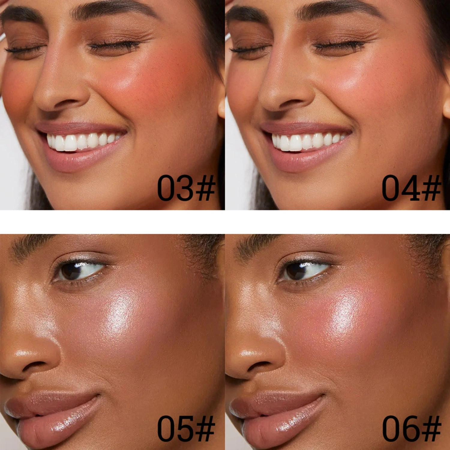8 Colors Blush Palette, Matte Makeup Contour Highlighter Eyeshadow