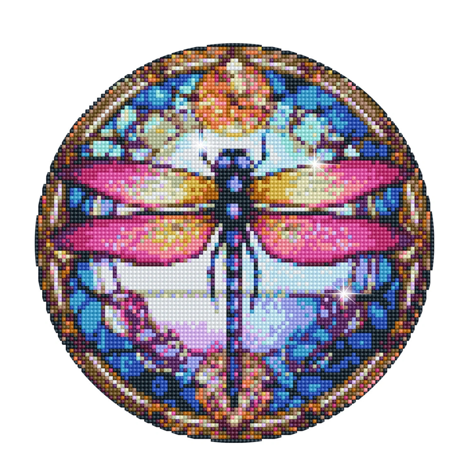 5D DIY Diamond Painting Kit Dragonfly Full Drill Painting Art Kit