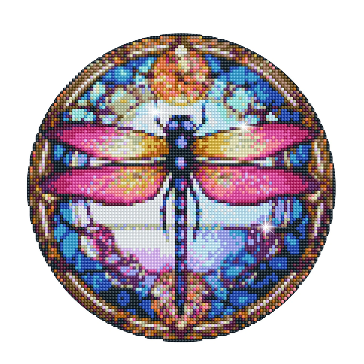5D DIY Diamond Painting Kit Dragonfly Full Drill Painting Art Kit