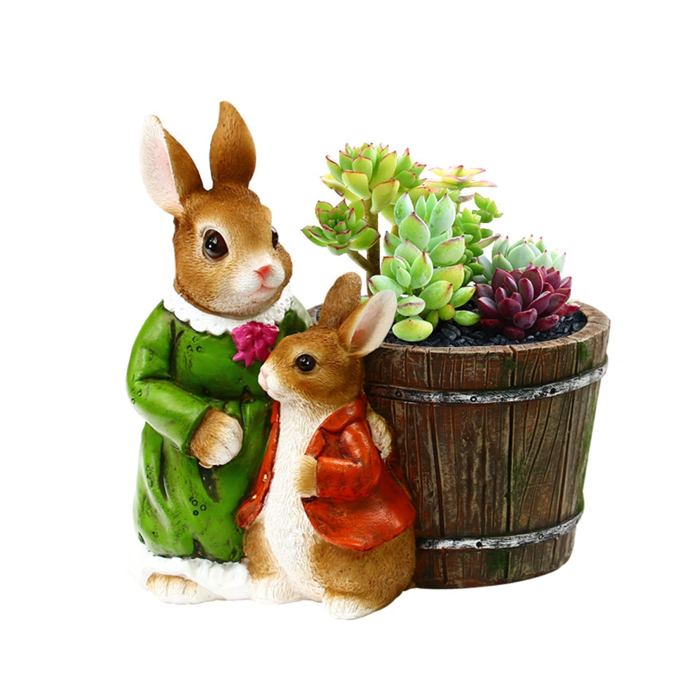 Easter Rabbit Flower Pot Cute Bunny Animal Succulent Planters 