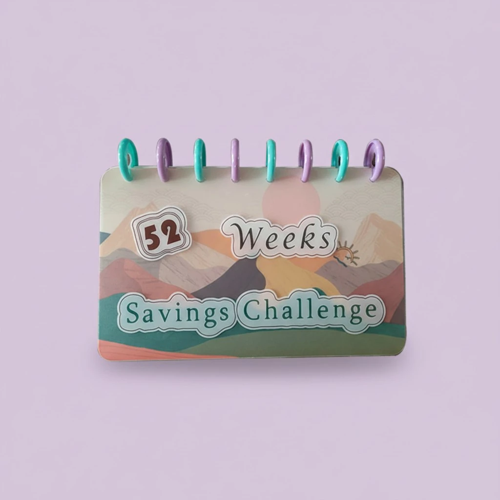 52 Week Money Saving Challenge Binder Budget Binder with Envelope