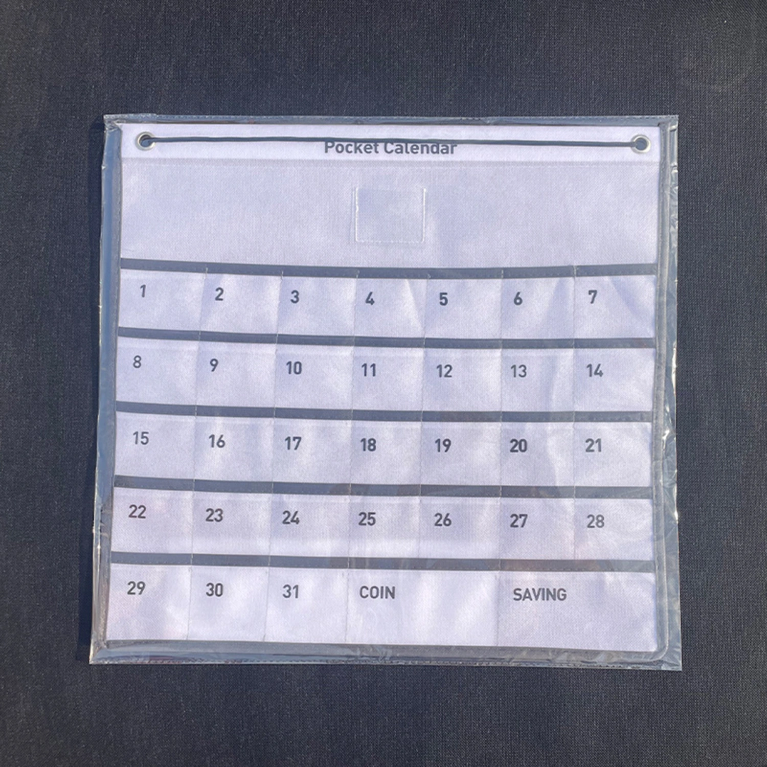 Wall Hanging Pocket Calendar Non-Woven Monthly Calendar Organizer 