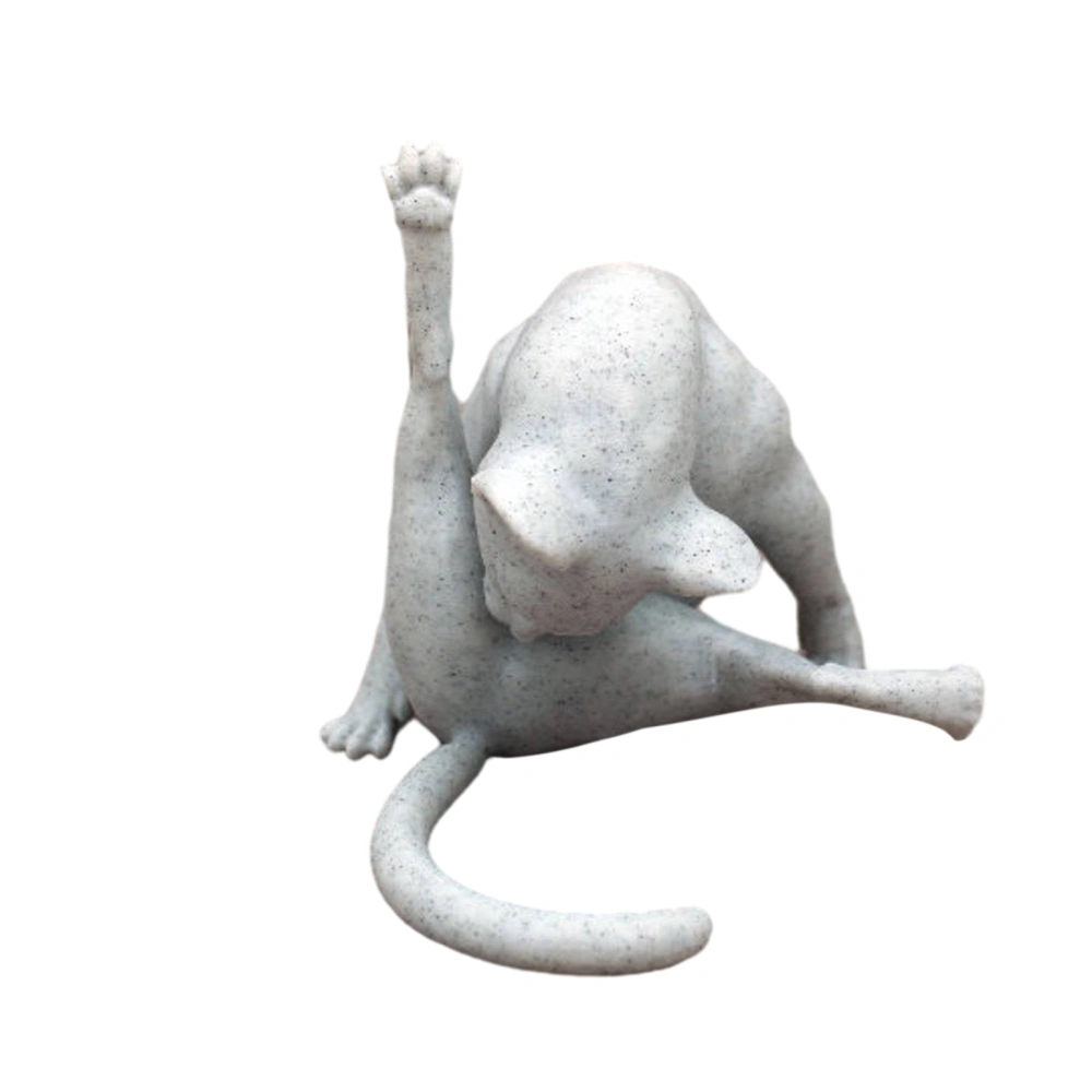 Funny Cat Statue, Cute Resin Sculpture Desktop Decoration Gift